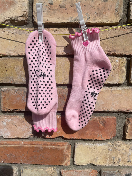 The Love Heart Grip Socks